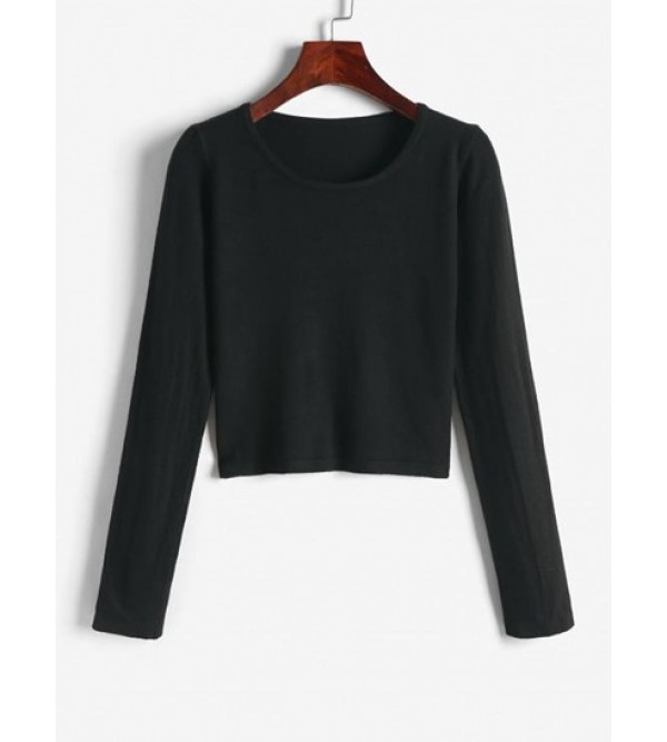 Basic Cropped Sweater